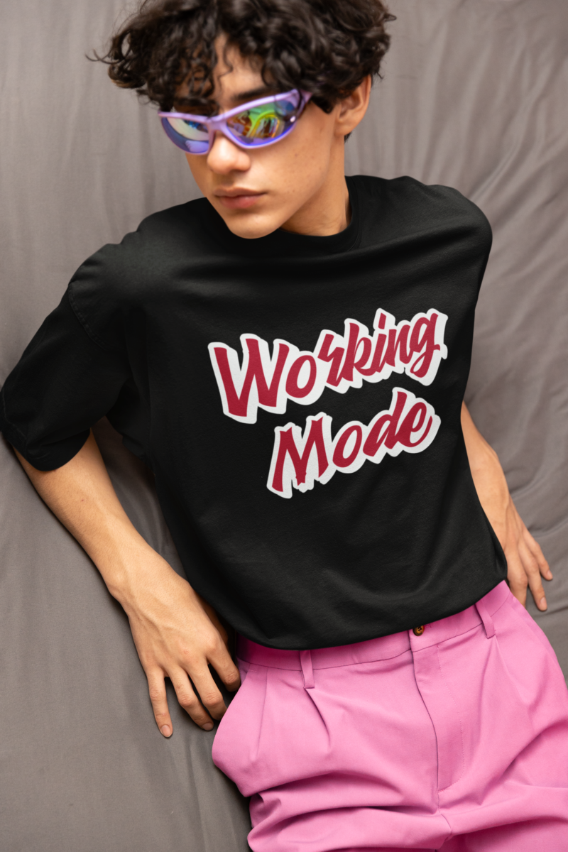 Working Mode Men's Oversized T-Shirt